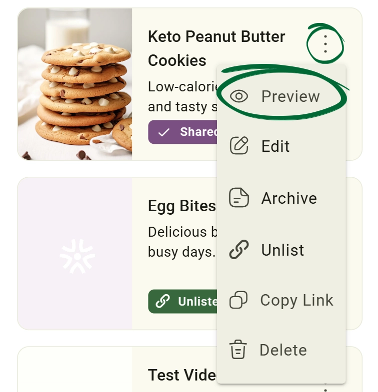 Click “Preview” screenshot